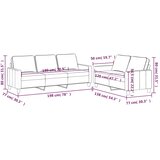 2-dijelni set sofa s jastucima ružičasti baršunasti | Eponuda.com