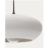 Kave Home Bijela viseća svjetiljka s metalnim sjenilom ø 40 cm Inda – | shoptok.hr