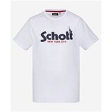 Schott Majice s kratkimi rokavi TSTROY Bela | Shoptok.si