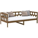  Dnevni ležaj od masivne borovine smeđa boja meda 80 x 200 cm | shoptok.hr