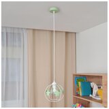  Dečiji luster na sajli STARS 1xE27/15W/230V zelena/bela | Eponuda.com