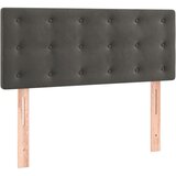  Box spring s madracem LED tamnosivi 120 x 200 cm baršun | shoptok.hr