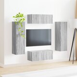  Set TV komoda 4 kom. Siva Sonoma Konstruirano drvo | shoptok.hr