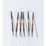 Eveline Cosmetics Micro Precise vodootporna olovka za obrve sa četkicom 2 u 1 nijansa 04 Graphite 4 g | shoptok.hr