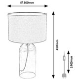 Rabalux 74048 - Stona lampa LUXIN 1xE14/40W/230V, prečnik 26 cm | Eponuda.com