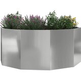  Sadilica Srebrno 120 x 120 x 50 cm Cinkani čelik | shoptok.hr