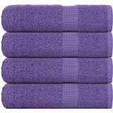 vidaXL Brisače za tuširanje 4 kos vijolična 70x140 cm 360 g/m² bombaž | Shoptok.si