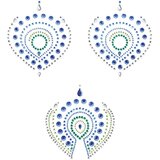 Bijoux Indiscrets naljepnice za tijelo Flamboyant, zeleno/plave Cijene