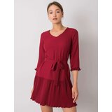 LAKERTA Dress-LK-SK-507733.80P-burgundy | Shoptok.si