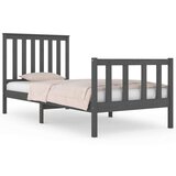  Za krevet od borovine sivi 90 x 190 cm 3FT jednokrevetni | shoptok.hr