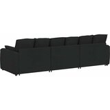  Modularna sofa s jastucima crna | Shoptok.si