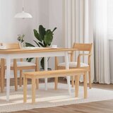vidaXL Klupa 110 cm puna drvena guma | shoptok.hr