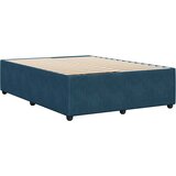  Okvir za krevet plavi 140 x 190 cm baršunasti | shoptok.hr