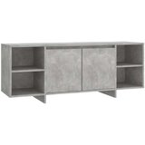 vidaXL TV omarica betonsko siva 130x35x50 cm iverna plošča | Shoptok.si