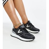 Gemre Black sneakers with thicker sole Cettina | Shoptok.si