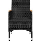  7-dijelni vrtni blagovaonski set crni | shoptok.hr