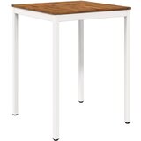 vidaXL Stol za bar u vrtu NAARDEN Prirodna i bijela 80 x 80 5 x 105 cm - Prirodna i bijela 80 x 80 5 x 105 cm | shoptok.hr