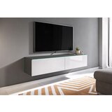 P & B Nizka Omarica Lowa, Antracit, Bela, Led | Shoptok.si