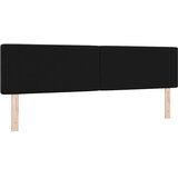  LED glava kreveta s LED trakama s uzglavljem Crna 180 cm Baršun | shoptok.hr