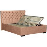 Modern Living Oblazinjena Postelja Miami Storage, Bež, 160x200 | Shoptok.si