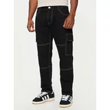 Brave Soul Jeans hlače MJN-SPACEBLK Črna Straight Fit