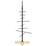 vidaXL Metalna božićna jelka Crna 90 cm Čelik s praškastim premazom | shoptok.hr