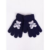 Yoclub Kids's Gloves RED-0235G-AA5B-001 Navy Blue Cene