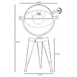 Opviq 8902-6 goldoak table lamp | ePonuda.com