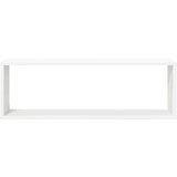 Kockaste zidne police 2 kom bijele 80 x 15 x 26,5 cm drvene | Eponuda.com