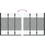  Ograda za tuš Crna i prozirna 130 x 130 cm | Eponuda.com