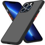 Cadorabo Ohišje združljivo z Apple iPhone 13 PRO MAX in matirana črna barva - Hibridni zaščitni ovitek s TPU silikonom v notranjosti in matirano plastično zadnjo stranjo, (20859823) Cene