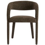 Light & Living Temno rjav oblazinjen jedilni stol z nasloni za roke Kyran – | Shoptok.si