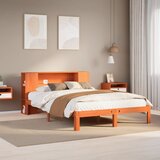 vidaXL Krevet s regalom za knjige bez madraca 135 x 190 cm od borovine Cijene