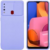 Cadorabo Ohišje, združljiv s Samsungom v Bonbon Purple - Zaščitni pokrov, narejen iz fleksibilnega silikona TPU in z zaščito pred kamero, (20599107) Cene