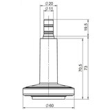 MID.YOU Set Drsnikov Za Pisarniški Stol Stato-M, Črna, 5-Delni | Shoptok.si