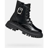Geox Black Girls Ankle Boots Maquinnens - Girls u