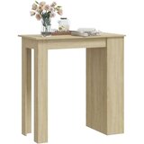 vidaXL Barska miza s policami sonoma hrast 102x50x103,5 cm iverna pl. | Shoptok.si
