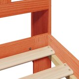  Knjižna postelja brez vzmetnice vošč. rjava 75x190 cm borovina, (21653591) | Shoptok.si