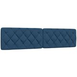 vidaXL Posteljni okvir brez vzmetnice moder 200x200 cm blago, (22062529) | Shoptok.si