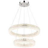 Globo Globo 67387-60 - LED prigušiva visilica na sajli LAUREL LED/60W/230V prozirna + daljinski upravljač | Eponuda.com