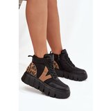 VINCEZA Leather Women's Platform Boots Lined | Shoptok.si