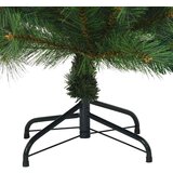 vidaXL Umjetno božićno drvce s nogom Zelena 120 cm PVC, čelik | shoptok.hr