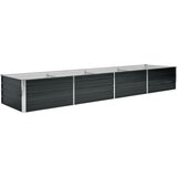  Povišena vrtna gredica antracit 320x80x45 cm pocinčani čelik | Eponuda.ba
