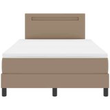 Postelja z vzmetnico Kapučino 120 x 200 cm Umetna koža, (5000125764) | Shoptok.si
