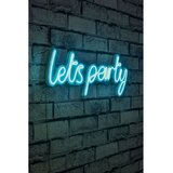 Wallity Dekorativna plastična LED rasveta Lets Party Blue Cene