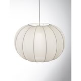 Nova Luce Mat bijela tekstilna viseća svjetiljka ø 50 cm Delina – | shoptok.hr