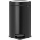 Brabantia kanta za smeće s pedalom newicon 12 l s plastičnim unutarnjim dijelom - matt black cijene
