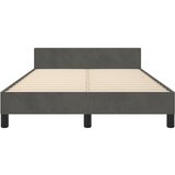  Okvir kreveta bez madraca tamnosiva 120x190 cm baršunasti | shoptok.hr