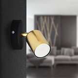  LED zidno reflektorsko svetlo TUNE 1xGU10/4,8W/230V zlatno/crno | Eponuda.com