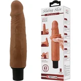 Pretty Love Waldorf Sliding Skin Vibrator 21,5cm Brown